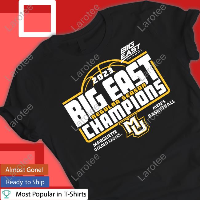 Marquette Basketball 2023 Big East Champions Hoodied Sweatshirt