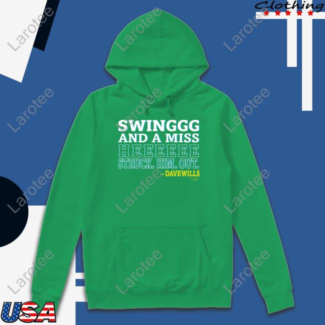 Swing And Miss He Struck Him Out T Shirt