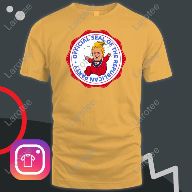 Official Seal Of The Republican Party Trump Baby Tee Shirt