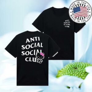 Antisocialsocialclub Merch Store Anti Social Social Club X Hello Kitty Ashkc Tee Black