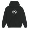 Aphex Twin Merch Aphex Heavyweight Logo Hoodie Black