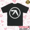 Aphex Twin Merch Aphex Jumbo Back Print T-Shirt Black White