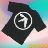 Aphex Twin Merch Aphex Jumbo Back Print T-Shirt Black White