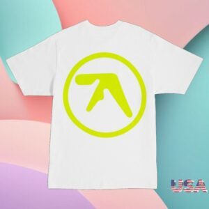 Aphex Twin Merch Aphex Jumbo Back Print T-Shirt White Green