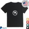 Aphex Twin Merch Aphex Logo Cropped Ribbed Tee Black