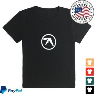 Aphex Twin Merch Aphex Logo Cropped Ribbed Tee Black
