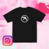 Aphex Twin Merch Store Aphex Logo Black T-Shirt