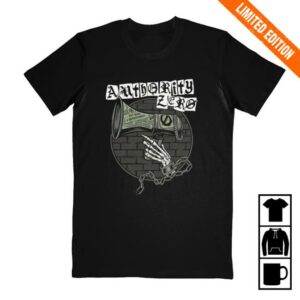 Artist First Store Merch Authority Zero Megaphone Shirt Black