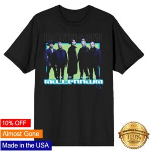 Backstreet Boys Store Merch Into The Millennium Denim Wash Dateback Tee