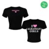 Bebe Rexha Merch Store I Love Albanian Girls Baby Rib Tee