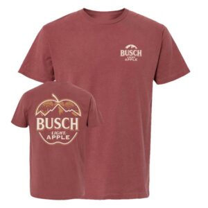Beer Gear Merch Shop Busch Light Apple Outline T-Shirt