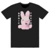 Bingo Merch Store Sonic Youth Dirty Bunny Black T-Shirt