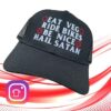 Blacklodgepress Merch Store Eat Veg Ride Bikes Be Nice Hail Satan Trucker Cap