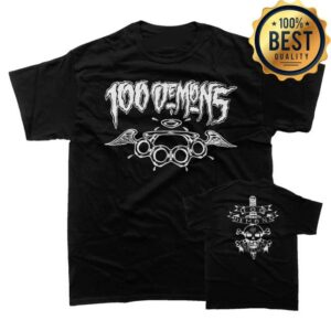 Closed Casket Activities Merch 100 Demons Brass Knuckles T-Shirt