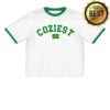Coziest Merch Store Summer Ringer Tee In White Colorway