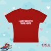 Demi Lovato Store Merch Take A Bite Cherry Red Tee