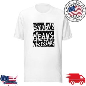 Dim Mak Merch Store Dm30 By Any Means Necessary Tee White