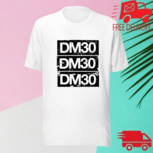 Dim Mak Merch Store Dm30 Dm30 Stacked Tee White