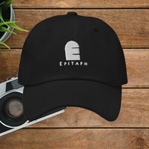 Epitaph Records Store Merch Tombstone Logo Hat (Black)