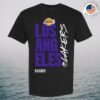 Espn Merch Shop Store Los Angeles Lakers Playoff Black Tee By Fisll
