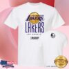 Espn Merch Shop Store Los Angeles Lakers Playoff White Tee By Fisll