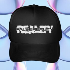 False Reality Store Merch False Reality Black Trucker Cap
