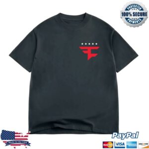 Faze Pro Shop Merch Victory Flag Tee (Vintage Black)