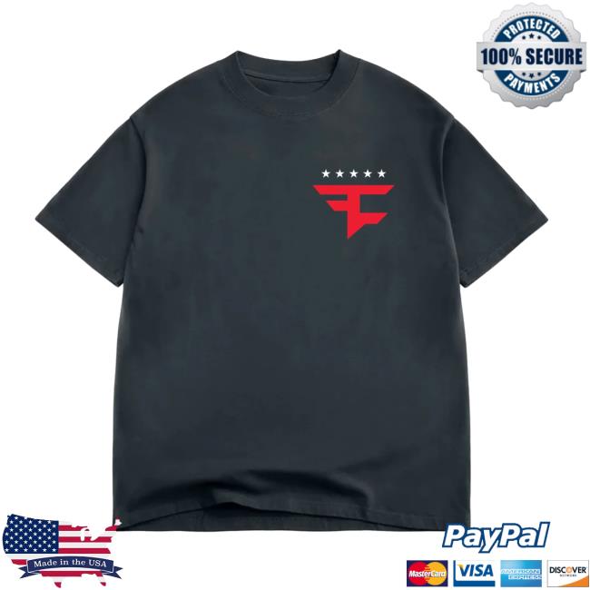 Faze Pro Shop Merch Victory Flag Tee (Vintage Black)