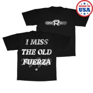 Fuerza Regida Merch Store I Miss The Old Fuerza Tee Black