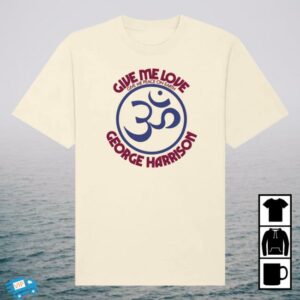 George Harrison Store Merch Shop Give Me Love Natural T-Shirt
