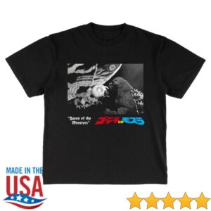 Godzilla Merch Store Mothra Queen Black T-Shirt