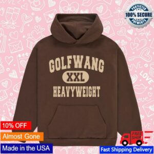 Golf Wang Merch Store Heavyweight Hoodie Brown