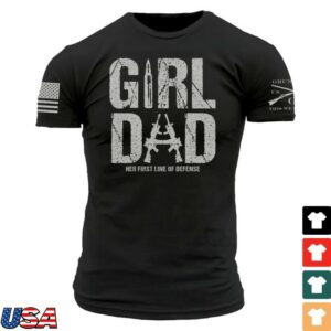 Grunt Style Merch Store Girl Dad T-Shirt Black