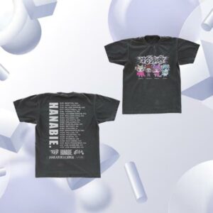 Hanabie Store Merch 2026 Piggy Tour Tee