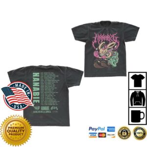 Hanabie Store Merch 2026 Rabbit Tour Tee