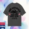 Hwbt Store Merch Auto Repair Oversized Shirt Charcoal
