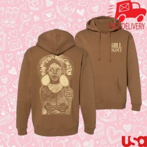 Jill Scott Merch Store Twtmc Brown Monochrome Hoodie