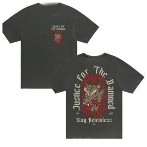 Justice For The Damned Merch Shop Store Demon Shakawear Tee