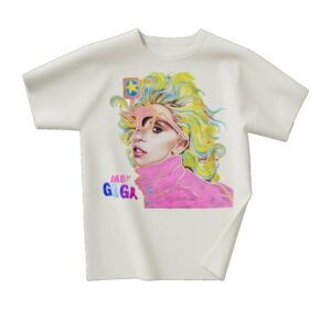 Lady Gaga Store Merch Artpop Illustrated Glasses Shirt