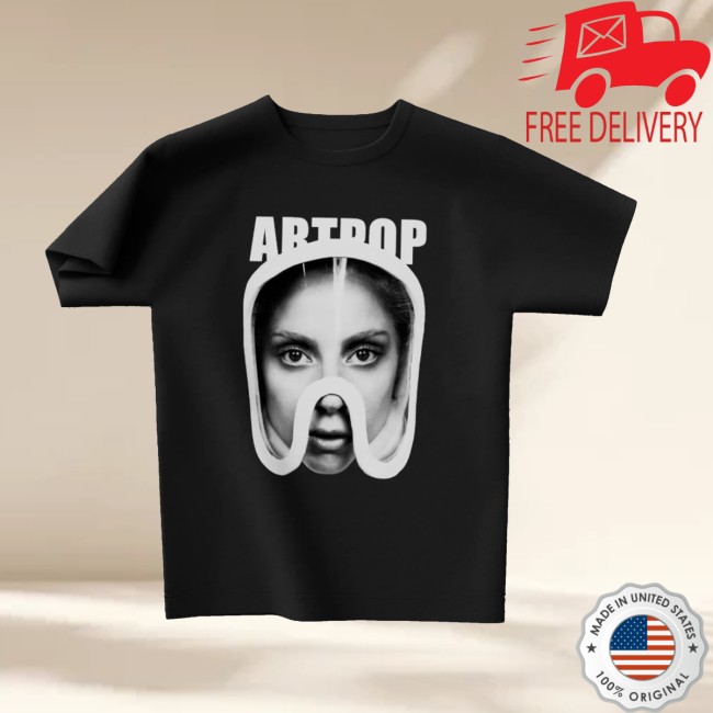 Lady Gaga Store Merch Artpop Mask Black Shirt