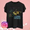 Lenny Kravitz Merch Store Blue Electric Light Cover Art Vintage Tee