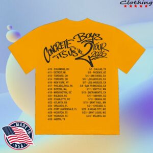 Lil Yachty Store Merch Concrete Bear Tour Tee
