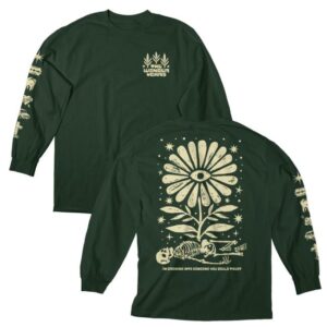 Loneliest Place On Earth Merch Store The Wonder Years Skeleton Flower Long Sleeve