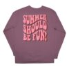 Loverboy Merch Store Summer Should Be Fun Long Sleeve Berry