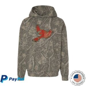 Luke Grimes Store Merch Red Bird Camo Hoodie
