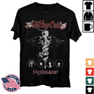 Motley Crue Merch Store 45Th Anniversary Dr. Feelgood Photo Tee