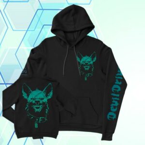 Nightshift Merch Shop Store Devildriver Gradient Hyena Pullover Hoodie