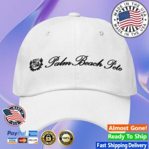 Palm Beach Pete Merch Store Palm Beach Pete Tennis Hat White