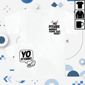 Pi'erre Bourne Merch Shop Yo Pi'erre White Celly T-Shirt