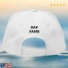 Rap Fame Merch Store Rap Fame Classic Flat Bill Cap White&Black